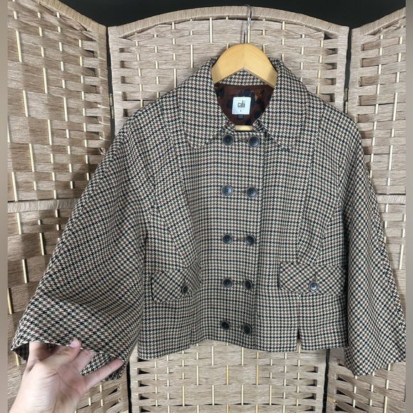 Cabi Heritage Houndstooth Showroom Jacket - Size Large - Picture 3 of 11